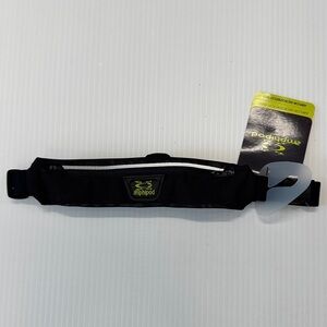 Amphipod Airflow Microstretch Series Black Running Belt NWT